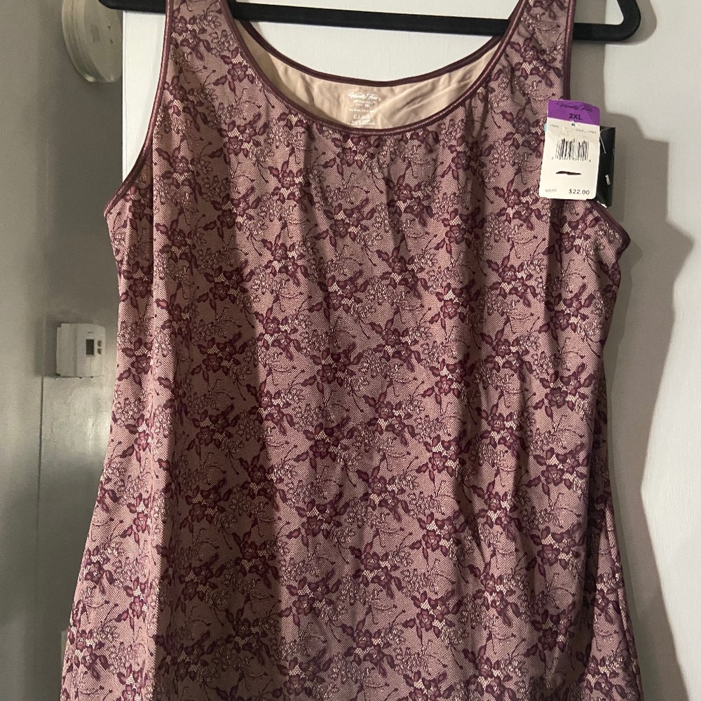 Vanity Fair Tank Camisole Soft Essentials Size 2XL NEW!